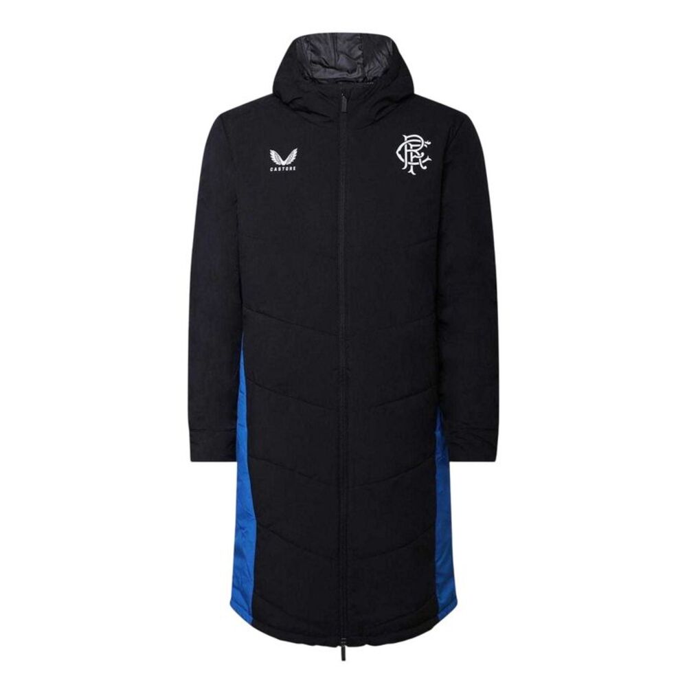 Castore Mens Rangers FC Padded Anorak / Peacoat Navy